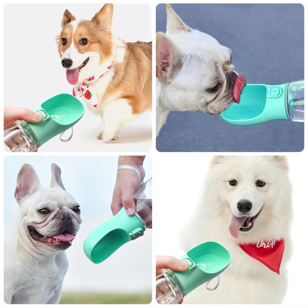 Portable Leakproof Dog Water Bottle for Small and Large Dogs and Cats - Ideal for Outdoor Walks and Hydration Supplies