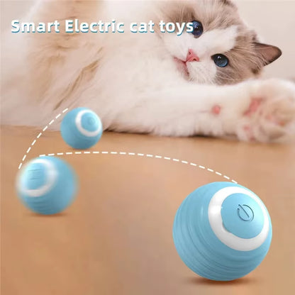 Interactive Electric Cat Ball Toy - Automatic Rolling Training Device for Kittens