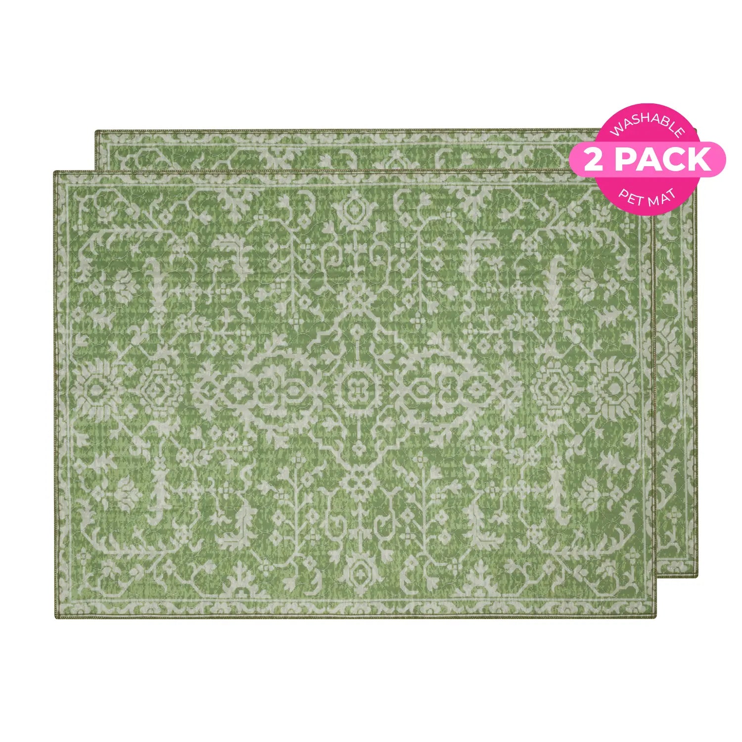 Lovewag Pets Washable Dog Pads - Eco-Friendly and Leak-Proof, Available in Multiple Designs and Sizes (Pack of 2)