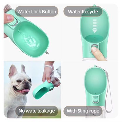 Portable Leakproof Dog Water Bottle for Small and Large Dogs and Cats - Ideal for Outdoor Walks and Hydration Supplies