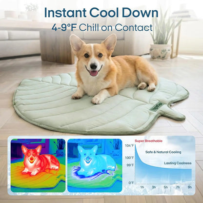 Vagascape Eco-Friendly Cooling Pet Mat for Large Dogs - Portable, Machine Washable, and Ideal for Outdoor Activities