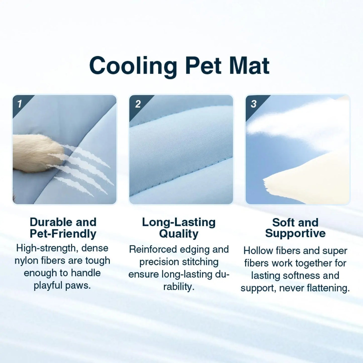 Vagascape Eco-Friendly Cooling Pet Mat for Large Dogs - Portable, Machine Washable, and Ideal for Outdoor Activities