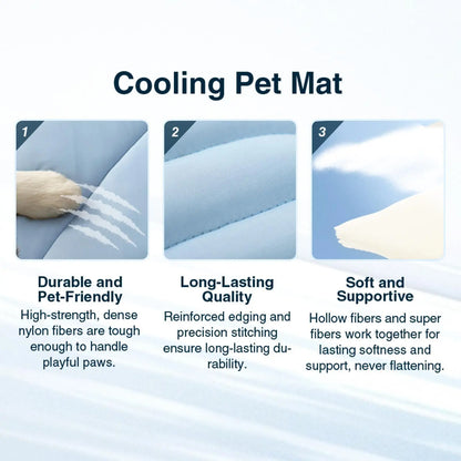 Vagascape Eco-Friendly Cooling Pet Mat for Large Dogs - Portable, Machine Washable, and Ideal for Outdoor Activities