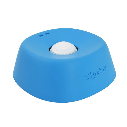 Yipetor Slow Feeder Dog Bowl with Built-In Rolling Ball for Liquid Treats, No-Spill Bone Broth and Puppy Yogurt Feeder for All Breeds, Ideal for Dietary Supplement and Post-Operative Nutrition