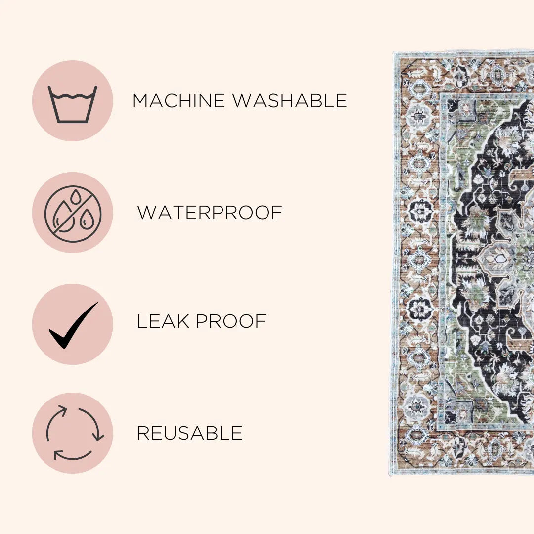 Lovewag Pets Washable Dog Pads - Eco-Friendly and Leak-Proof, Available in Multiple Designs and Sizes (Pack of 2)