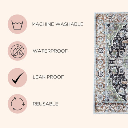 Lovewag Pets Washable Dog Pads - Eco-Friendly and Leak-Proof, Available in Multiple Designs and Sizes (Pack of 2)