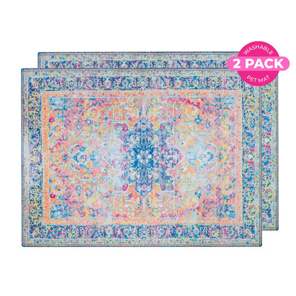 Lovewag Pets Washable Dog Pads - Eco-Friendly and Leak-Proof, Available in Multiple Designs and Sizes (Pack of 2)