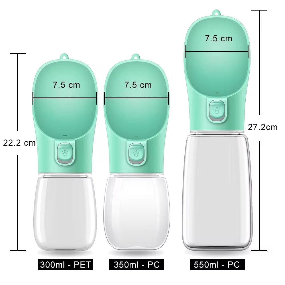 Portable Leakproof Dog Water Bottle for Small and Large Dogs and Cats - Ideal for Outdoor Walks and Hydration Supplies