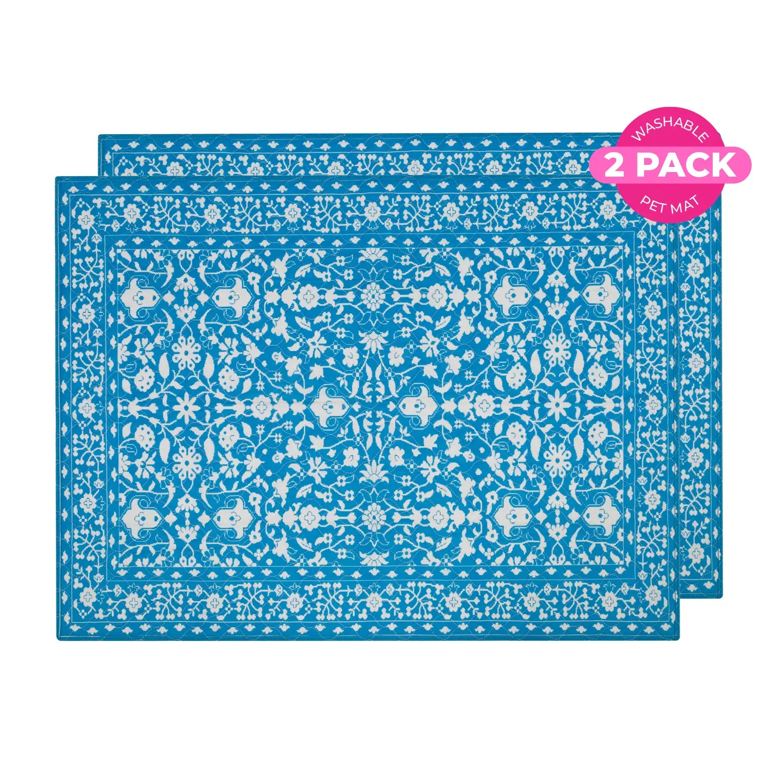 Lovewag Pets Washable Dog Pads - Eco-Friendly and Leak-Proof, Available in Multiple Designs and Sizes (Pack of 2)