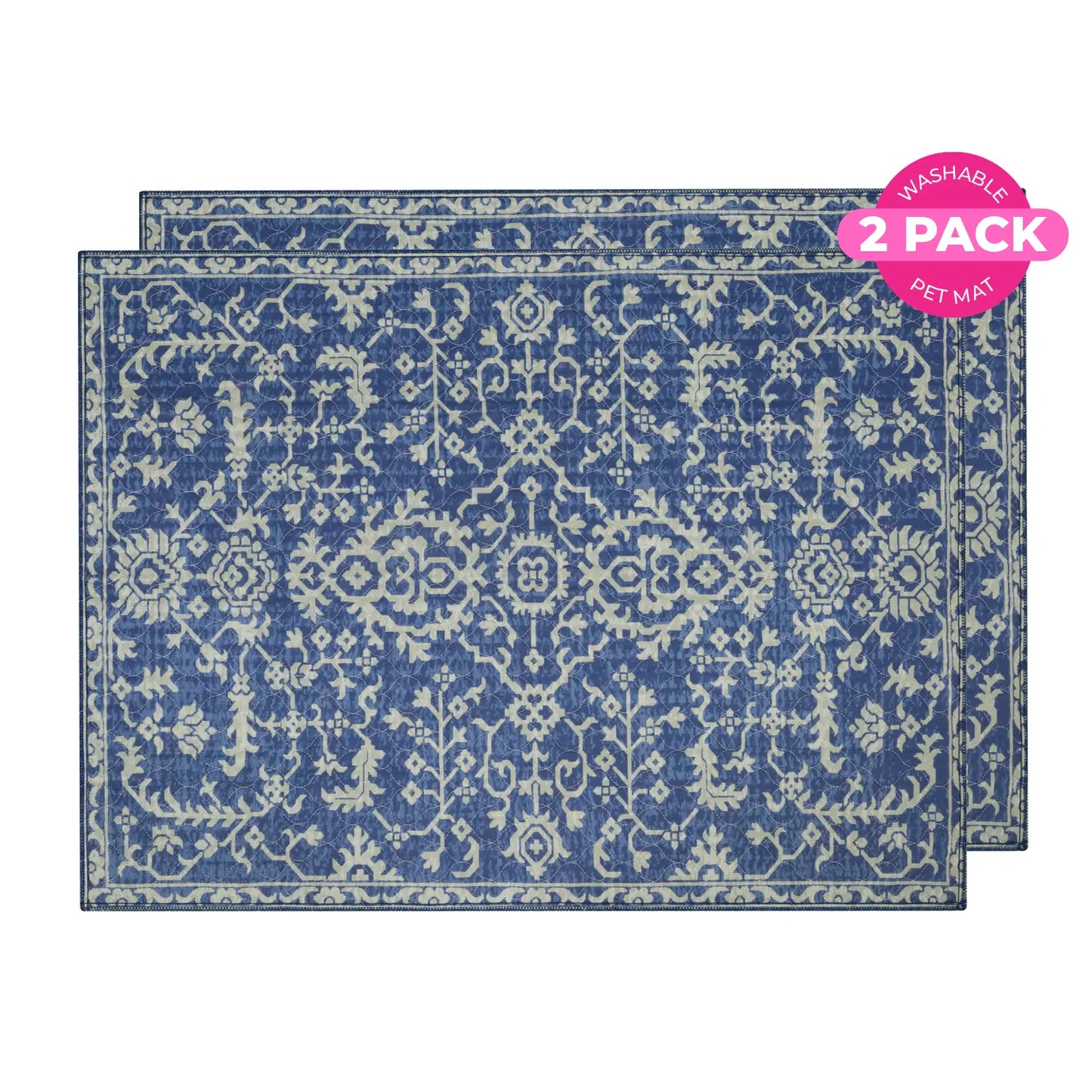 Lovewag Pets Washable Dog Pads - Eco-Friendly and Leak-Proof, Available in Multiple Designs and Sizes (Pack of 2)